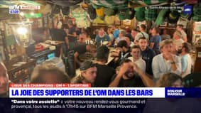 Marseillais: privés de stade, les supporters suivent la rencontre OM-Sporting dans les bars