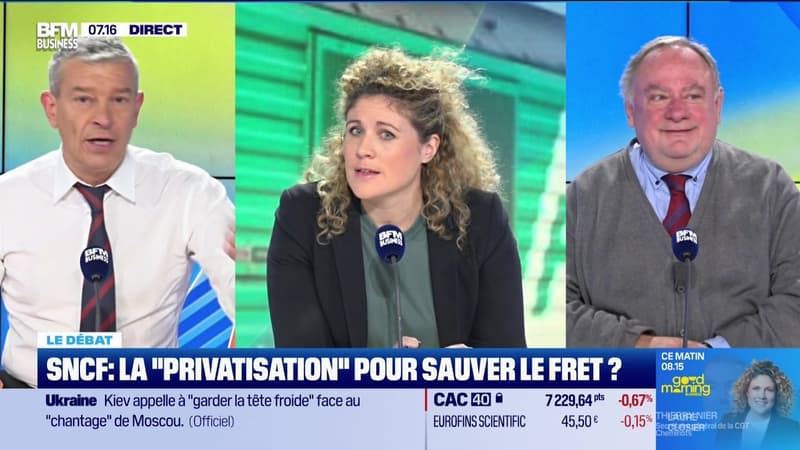 Nicolas Doze face à Jean-Marc Daniel : SNCF, la privatisation pour sauver le fret ? - 20/11