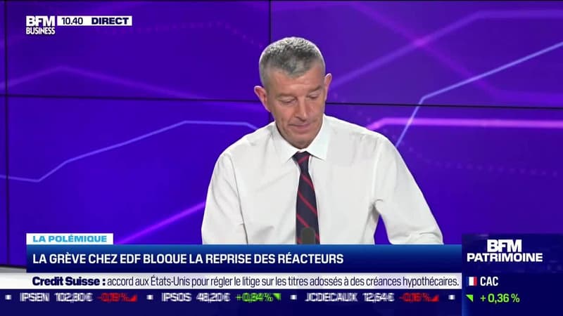 Nicolas Doze : La grève chez EDF bloque la reprise des réacteurs - 17/10