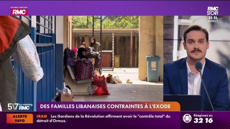 Des familles libanaises contraintes à l'exode