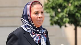 Latifa Ibn Ziaten, la mère d'un militaire tué en 2012 par Mohammed Merah, à l'Elysée en 2018
