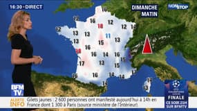 La météo pour ce dimanche 2 juin 2019