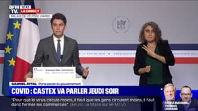 Covid: Gabriel Attal déclare "des premiers signaux qui indiquent peut-être un début d'effets liés aux mesures prises"