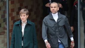 Daniel Alves et son avocate Ines Guardiola 