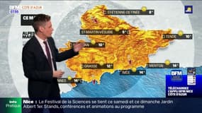 Météo Côte d'Azur: un samedi doux, 21 °C à Nice