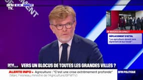 Pour Marc Fesneau, le blocage de Rungis va "pénaliser les agriculteurs"