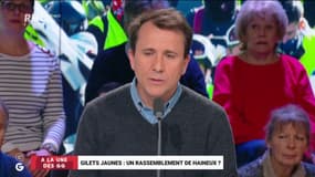 #GiletsJaunes - "Ces manifestations sont devenues une tribune publique pour tous les extrêmes. C'est intolérable que les leaders des gilets jaunes ne condamnent pas les actes antisémites, la violence..." @LanxadeT #GGRMC 