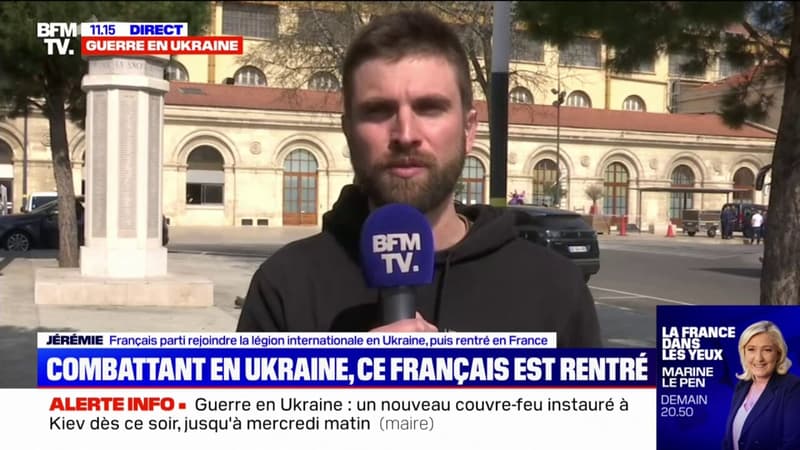 Ce Français parti combattre en Ukraine explique pourquoi il est rentré en France