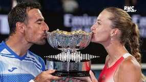 Open d'Australie : "C'est incroyable" jubile Mladenovic sacrée en double mixte
