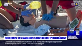 Six-Fours-les-Plages: les nageurs sauveteurs s'entraînent avant l'arrivée des touristes
