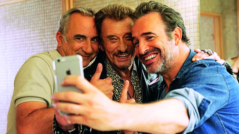 Jean Dujardin, Johnny Hallyday et Antoine Duléry réunis dans "Chacun sa vie" de Claude Lelouch.