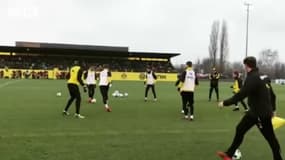 Bolt s'est éclaté à l’entraînement du Borussia Dortmund