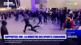 La ministre des Sports condamne l'agression du supporter de l'OM aux abords du Groupama Stadium