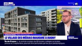 JO de Paris 2024: le village des médias inauguré à Dugny