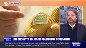 Étiquette solidaire: "C'est comme ça qu'on va retrouver un lien fort producteur/consommateur" affirme Nicolas Chabanne