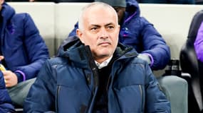 L'entraîneur portugais José Mourinho lors du match Tottenham-Leipzig, le 19 février 2020