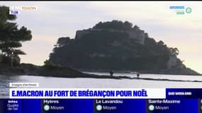 Var: Emmanuel Macron au Fort de Brégançon pour Noël 
