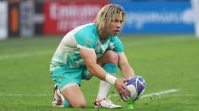 Le demi de mêlée sud-africain Faf de Klerk lors du match de Coupe du monde de rugby face à l'Écosse le 10 septembre 2023 à Marseille