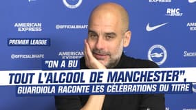 Premier League : "On a bu tout l'alcool de Manchester", Guardiola raconte les célébrations du titre
