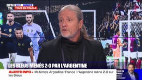 "Je suis dégoûté!": la réaction de l'ex-international français, Emmanuel Petit, après la première mi-temps de la finale France-Argentine