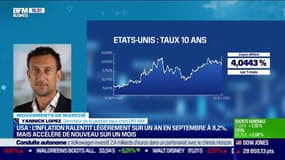 Yannick Lopez (OFI AM) : L'inflation ralentit légèrement sur un an en septembre à 8,2% aux États-Unis mais accélère de nouveau sur un mois - 13/10