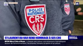 Alpes-Maritimes: un hommage aux CRS rendu à Saint-Laurent-du-Var