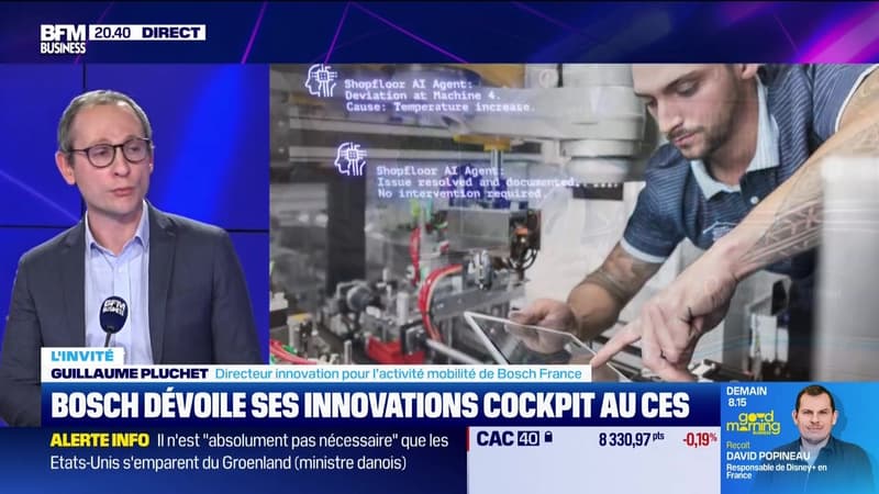 Guillaume Pluchet (Bosch France) : Bosch dévoile ses innovations cockpit au CES 2026 - 14/01