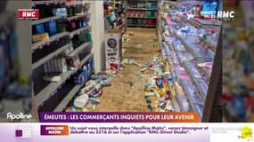 Emeutes: les commerçants inquiets pour leur avenir