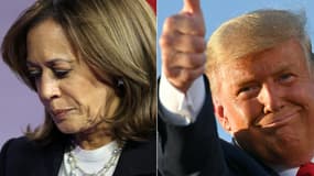 Kamala Harris et Donald Trump, les deux candidats à l'élection présidentielle américaine de 2024.