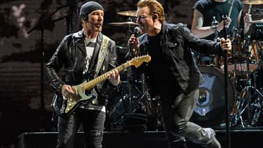 U2 en concert à East Rutherford dans le New Jersey, le 28 juin 2017