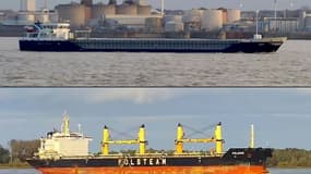 Un mort et quatre disparus après une collision de deux cargos en mer du Nord 
