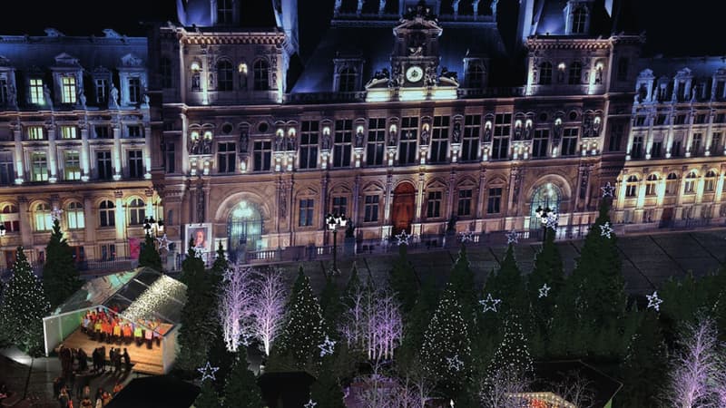 Des produits labellisés "Fabriqué à Paris" sont proposés au Marché de Noël de l'Hôtel de Ville.