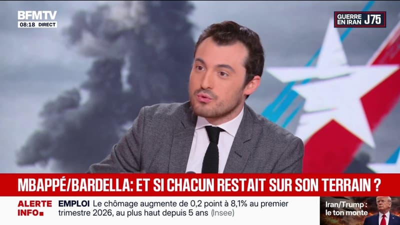 ÉDITO - Passe d'armes entre Kylian Mbappé et Jordan Bardella: "Un peu marre de ces sportifs qui viennent faire la leçon aux Français"
