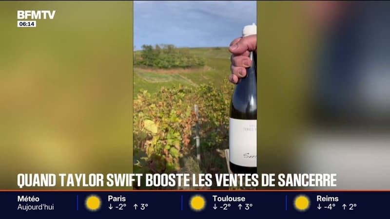 Les ventes de Sancerre d'un domaine du Cher explosent après l'apparition d'une bouteille dans le documentaire de Taylor Swift