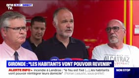 "Un feu fixé ne veut pas dire un feu éteint": les pompiers de Gironde appellent "à une certaine prudence"