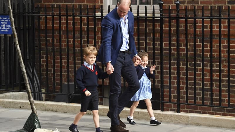 Le prince William, le prince George et la princesse Charlotte