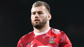 Luke Cowan-Dickie avec le XV de la Rose, le 26 novembre 2022.