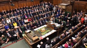 Le Parlement britannique lors du vote sur l'accord de Brexit, samedi 19 octobre 2019.