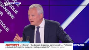 Une "probable" élection de Marine Le Pen en 2027: "Je suis plus confiant que Gérald Darmanin sur le sujet", affirme Bruno Le Maire