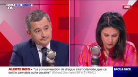 Darmanin : "En consommant de la drogue, on fait naître des trafics"