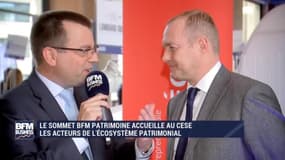 Dans les allées du Sommet BFM Patrimoine avec François Cholet (MONTSEGUR FINANCE) 
