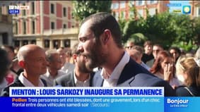 Louis Sarkozy a inauguré sa permanence à Menton ce week-end