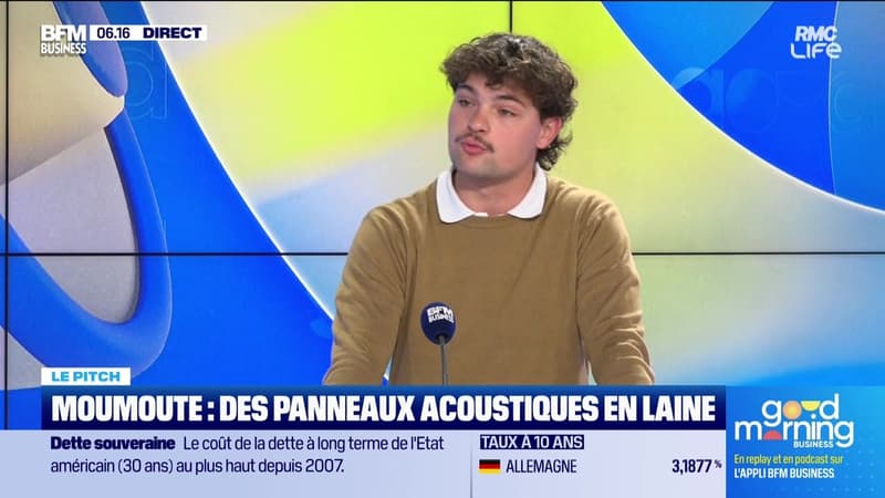 Le Pitch : Moumoute, des panneaux acoustiques en laine - 20/05