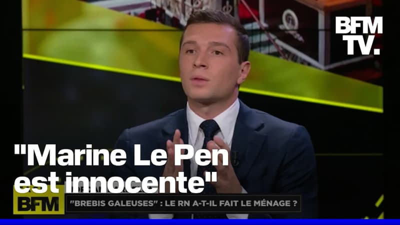 Le malaise de Jordan Bardella interrogé sur une potentielle condamnation de Marine Le Pen