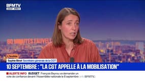 Blocage du 10 septembre: Sophie Binet, secrétaire générale de la CGT, "appelle à la mobilisation"