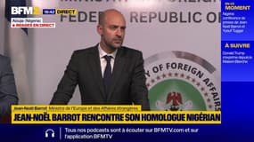 Jean-Noël Barrot en déplacement au Nigeria: "une part de l'intérêt de la France et des Français se trouve ici"