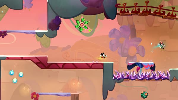 Le jeu ne dispose pas d'ennemi à vaincre, mais confronte le joueur à une série d'obstacles.