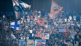 Les supporters de l'OM à Strasbourg