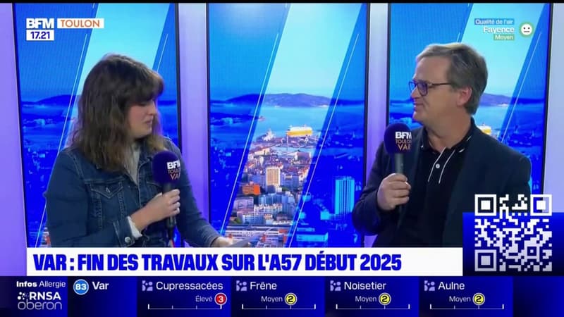 Michel Castet, directeur d'opération, revient sur les travaux de l'A57 dans le Var