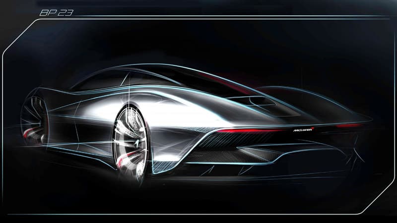 L'hypercar au nom de code BP23 sera la McLaren la plus aérodynamique de l'histoire, promet la marque.